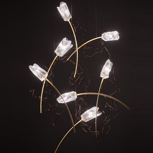 Corp de iluminat Slamp, lustra Tulip Suspension